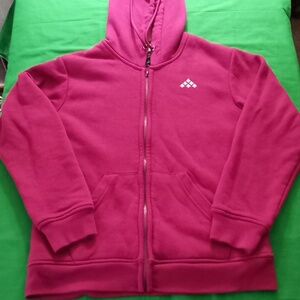 Pre-loved sweater zip up w/ hood